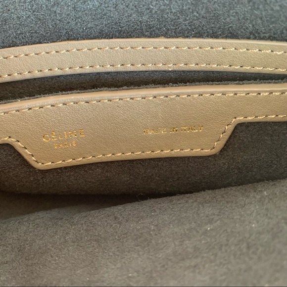 COPY Celine pink and grey leather pouch - Picture 15 of 16